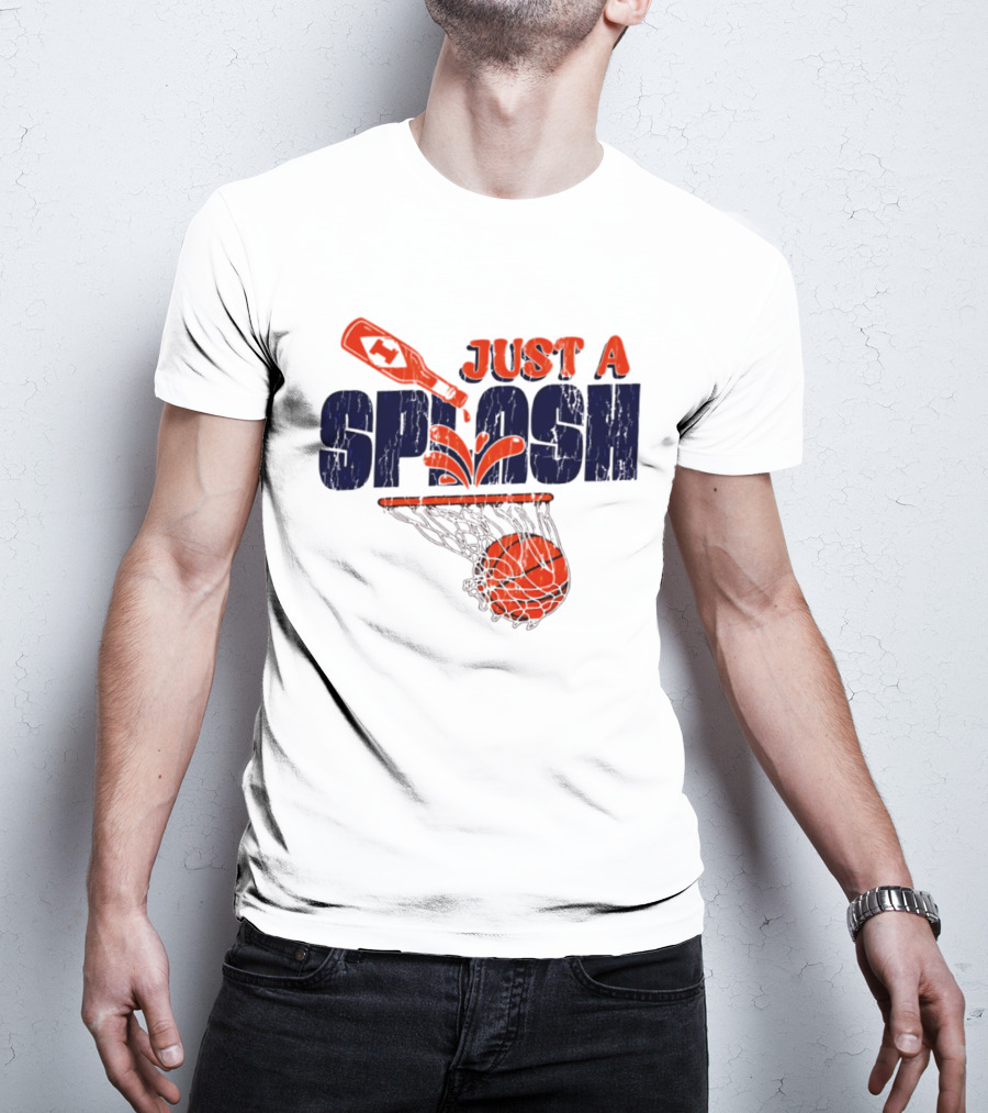 Illinois Fighting Illini Hot Ones Just A Splash Basketball T-Shirt