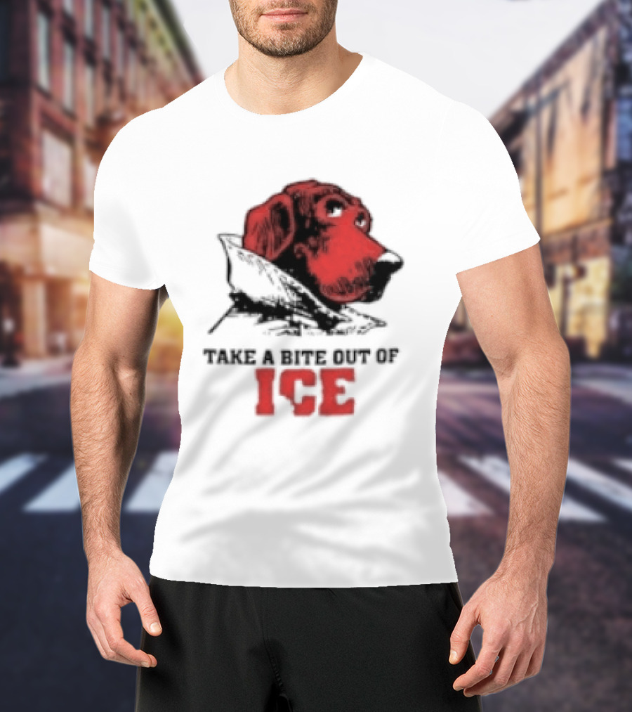 McGruff The Crime Dog Take A Bite Out Of ICE Cops Aren't Your Friend T-Shirt