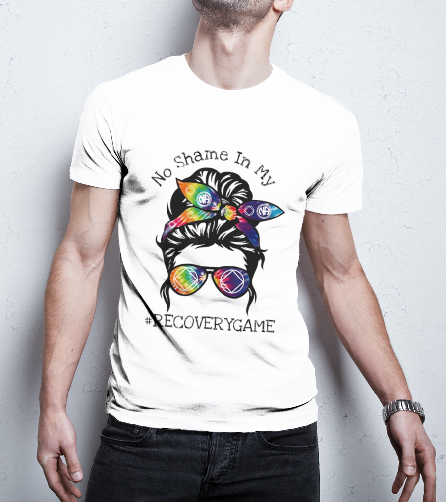 No Shame In My Recoverygame Narcotics Anonymous Alcoholics Anonymous T-Shirt