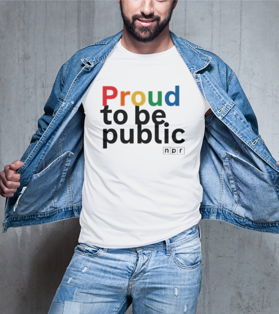 Proud To Be Public Colorful Pride T-Shirt