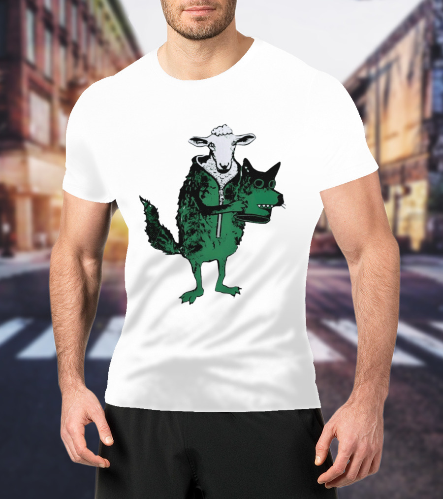 Sheep In Wolf's Clothing Humorous Animal Disguise Joke T-Shirt