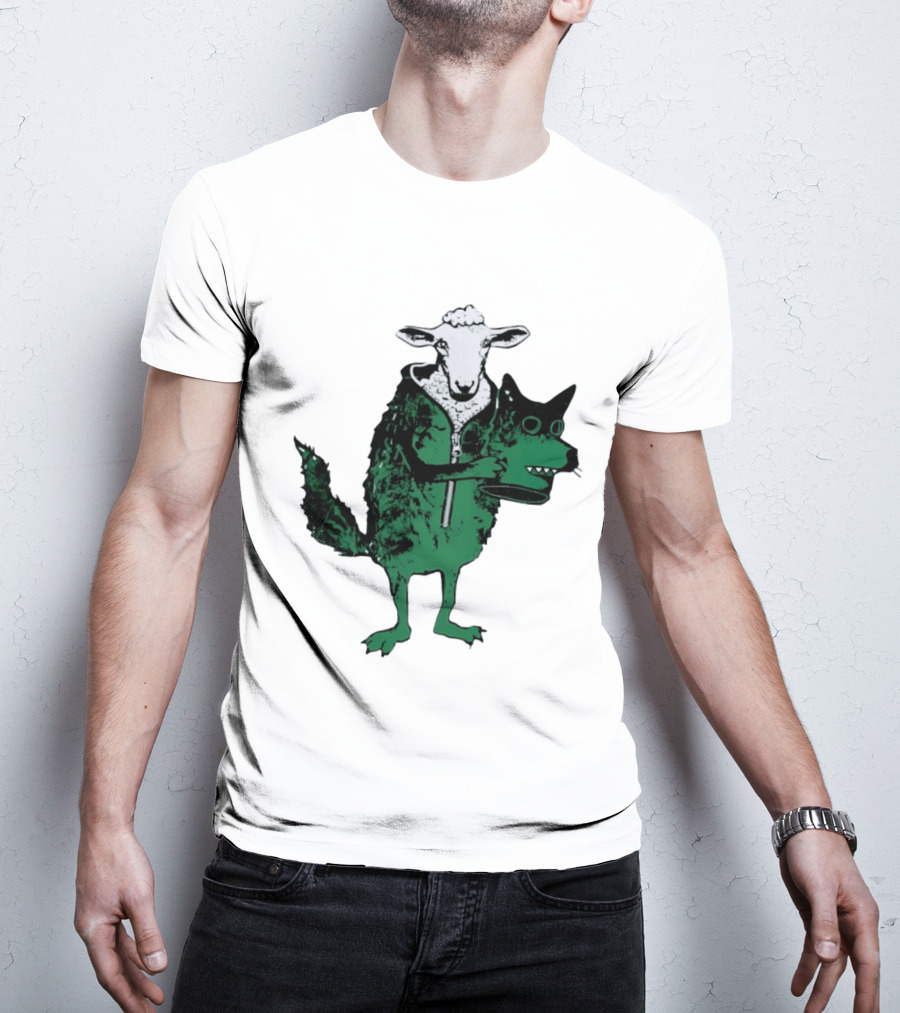 Sheep In Wolf's Clothing Humorous Animal Disguise Joke T-Shirt