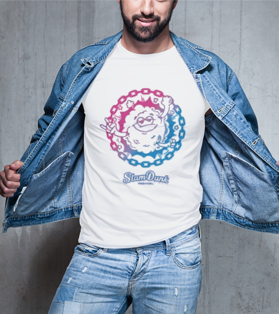 Slam Dunk World Moshy Dreamy Colorful Circle T-Shirt
