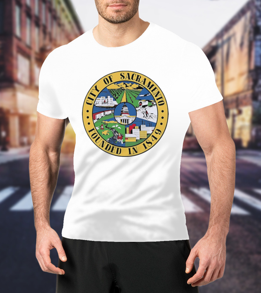 City Of Sacramento Founded In 1849 California T-Shirt