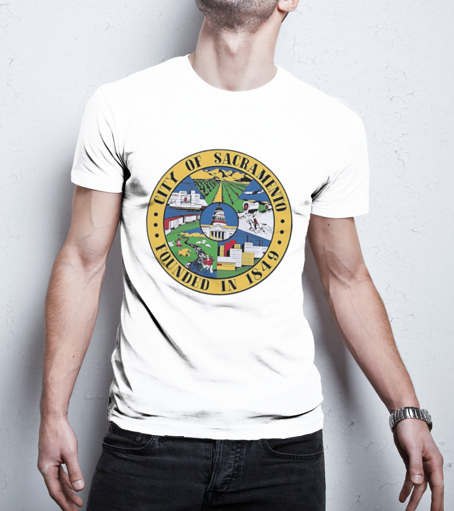 City Of Sacramento Founded In 1849 California T-Shirt