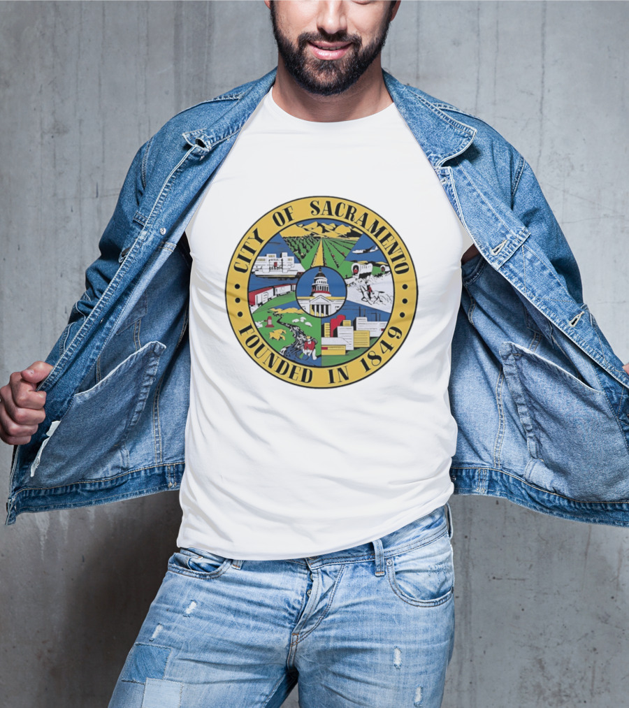 City Of Sacramento Founded In 1849 California T-Shirt
