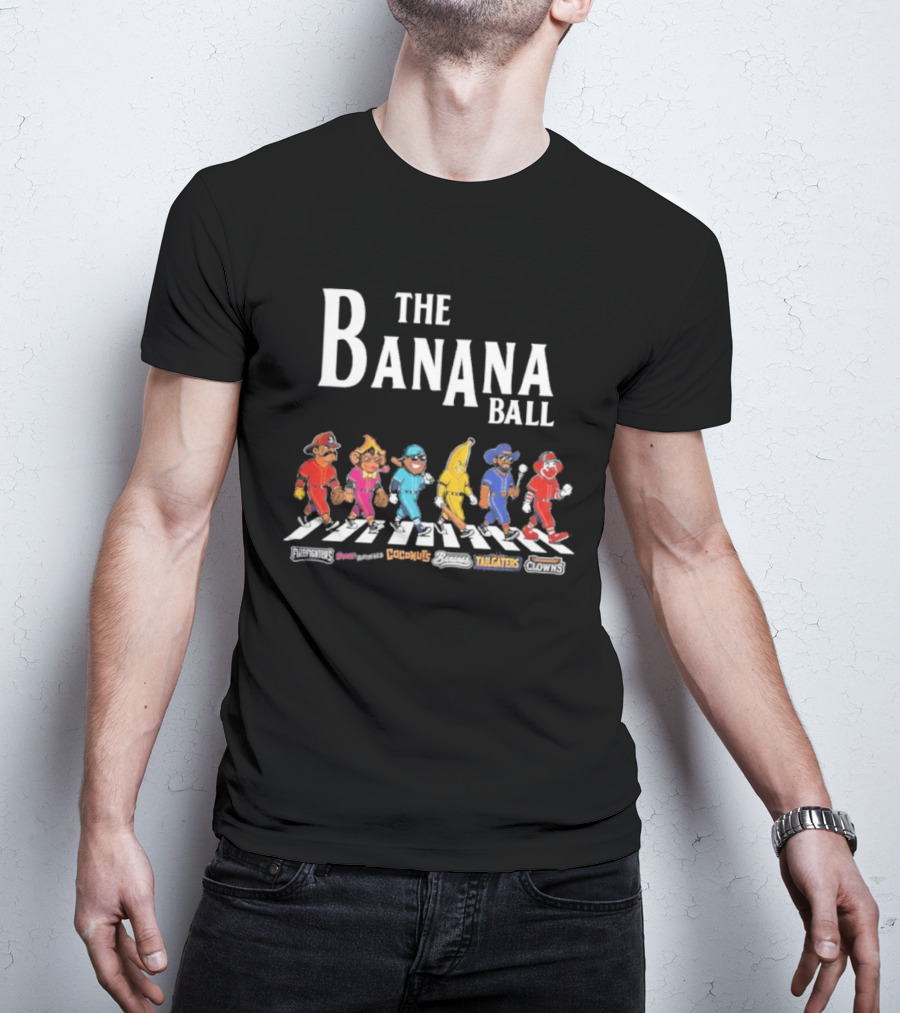 The Banana Ball Walk Abbey Road Cereal Killers Cocoanuts Fruit Batters Tailgaters Players T-Shirt