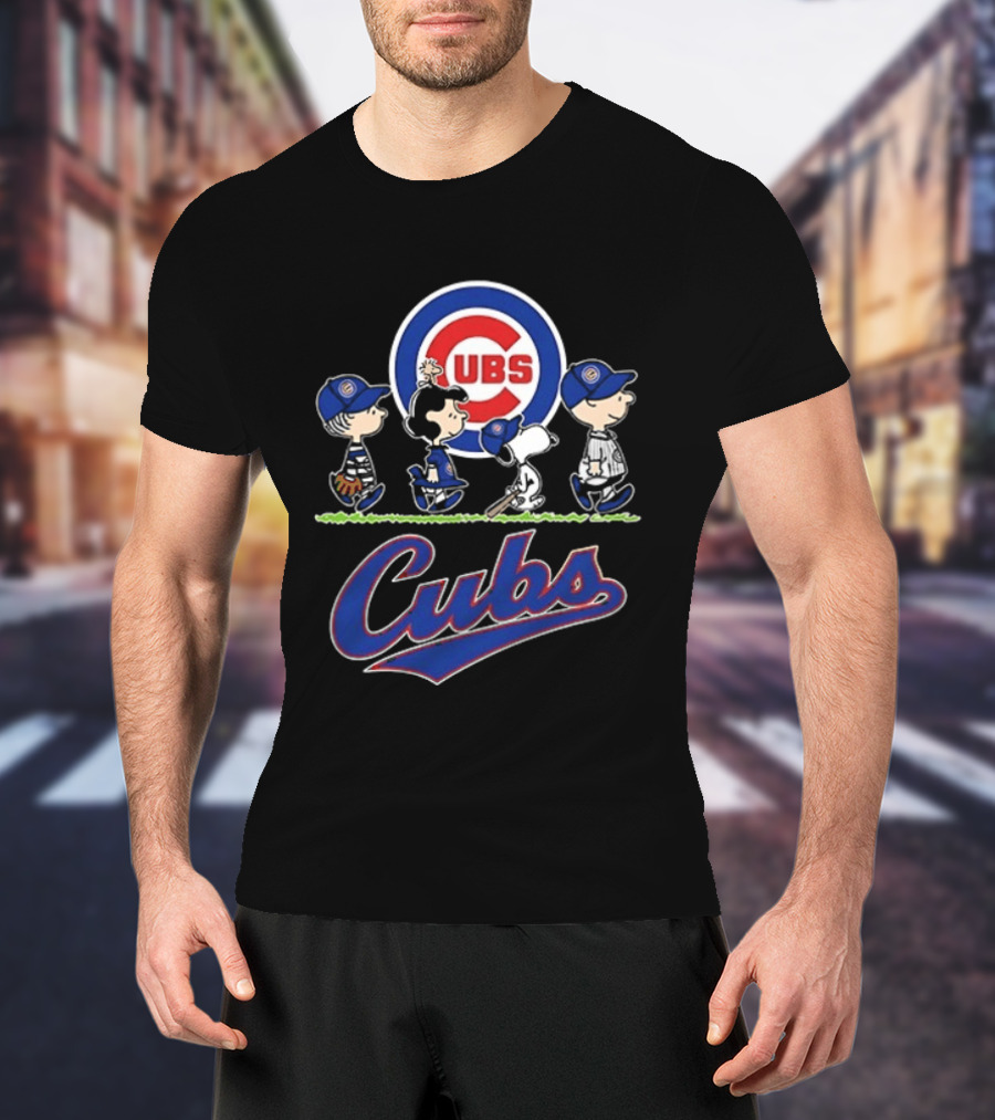 Snoopy Charlie Brown Linus Lucy Chicago Cubs 2026 T-Shirt