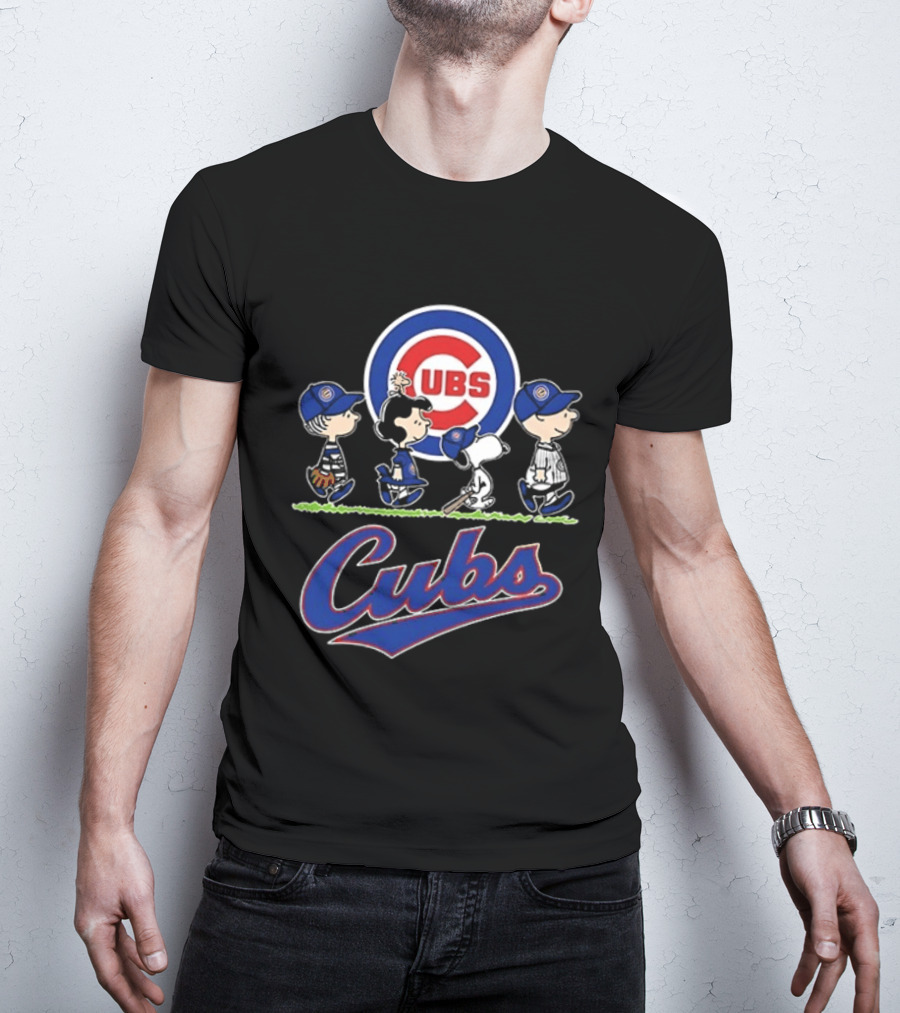 Snoopy Charlie Brown Linus Lucy Chicago Cubs 2026 T-Shirt