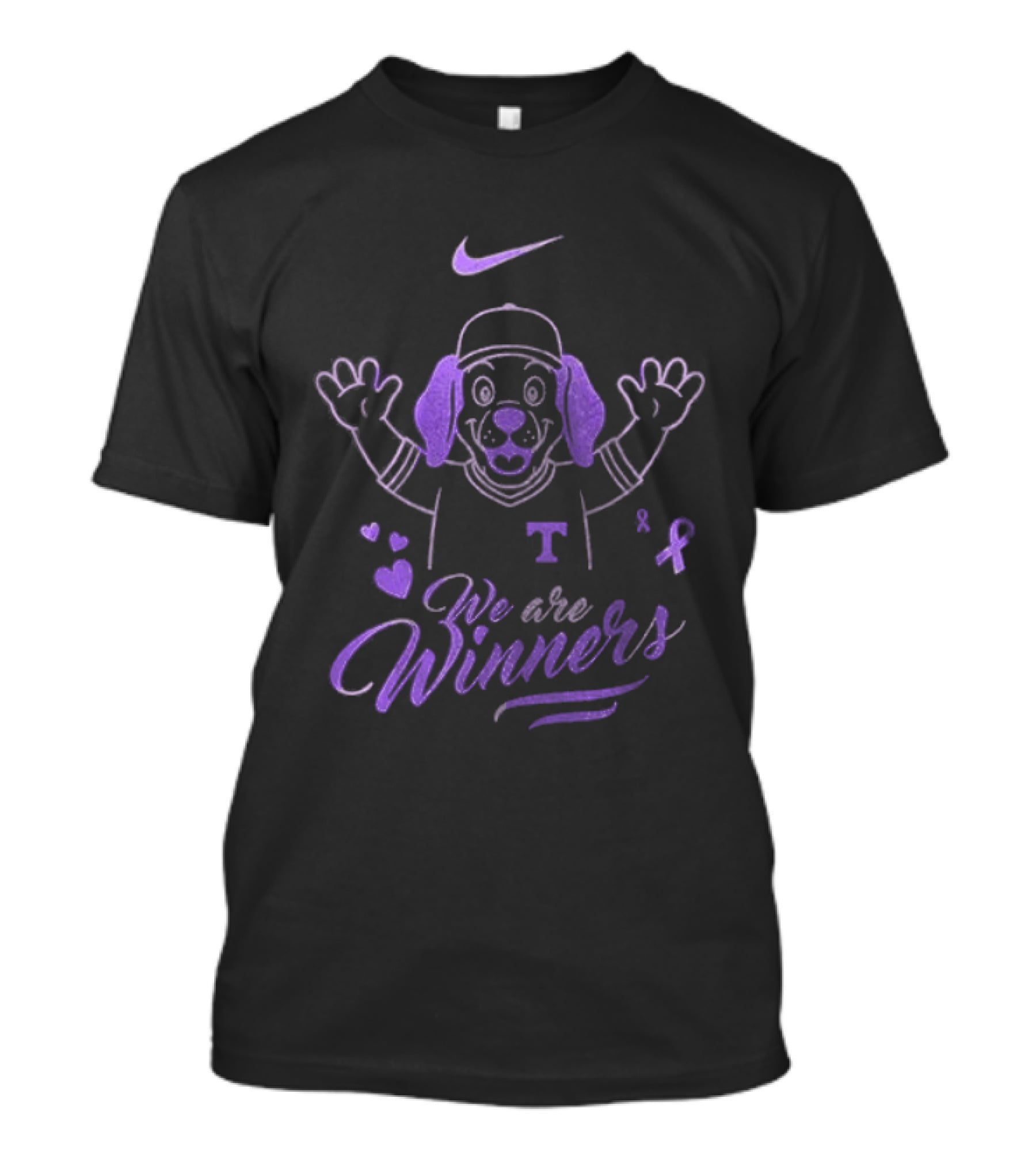Tennessee Volunteers We Are Winners Cancer Survivors Nike Collaboration T-Shirt