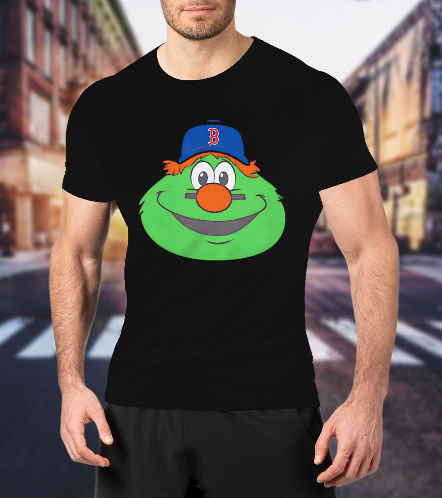 Boston Red Sox Wally The Green Monster Big Face 2026 T-Shirt
