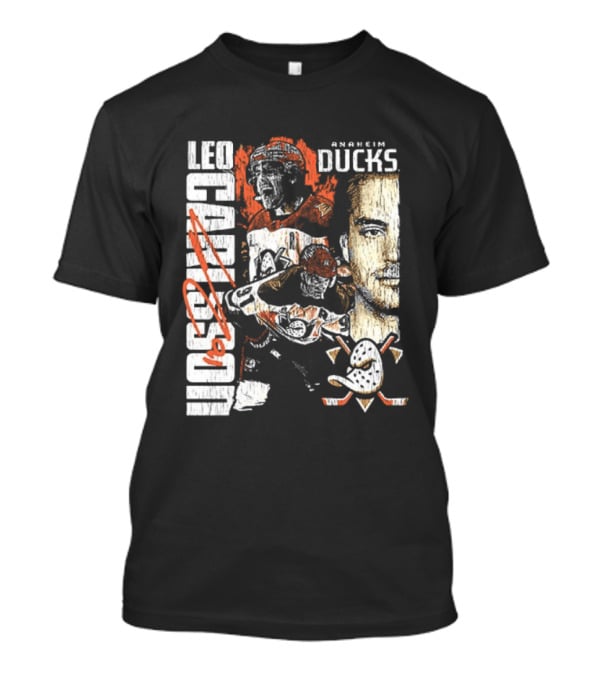 Leo Carlsson Anaheim Ducks Hockey 2026 T-Shirt