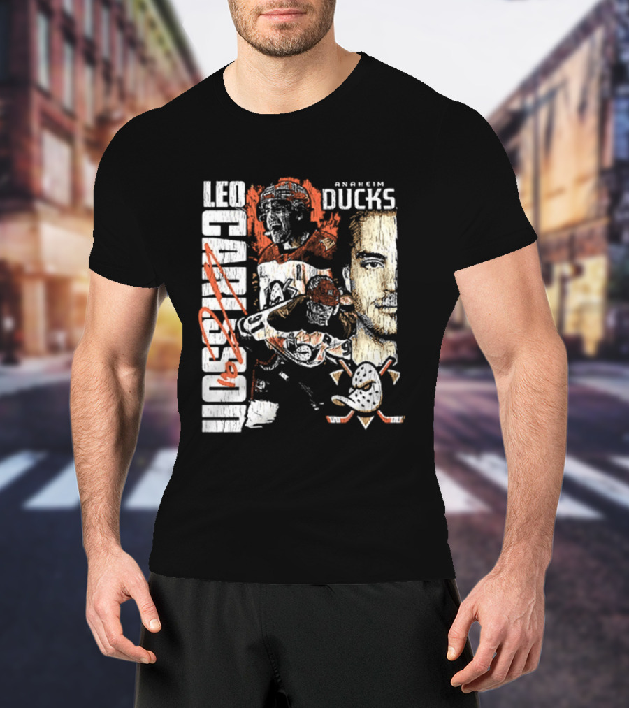 Leo Carlsson Anaheim Ducks Hockey 2026 T-Shirt