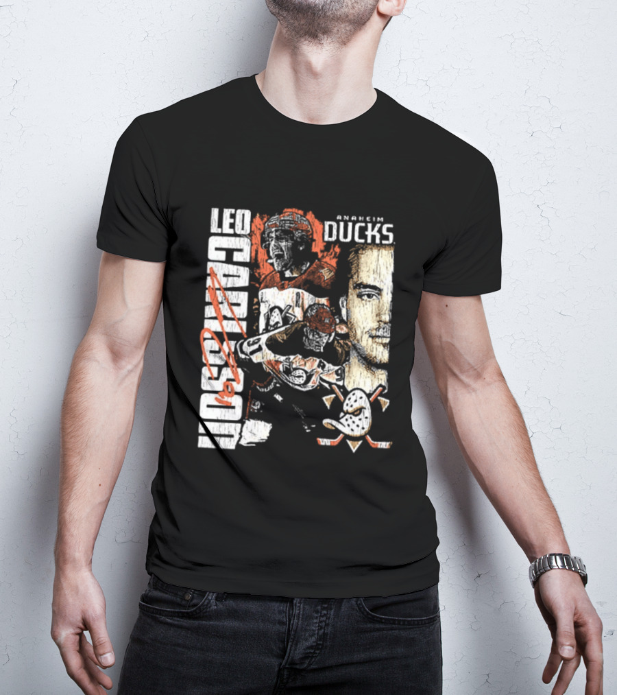 Leo Carlsson Anaheim Ducks Hockey 2026 T-Shirt