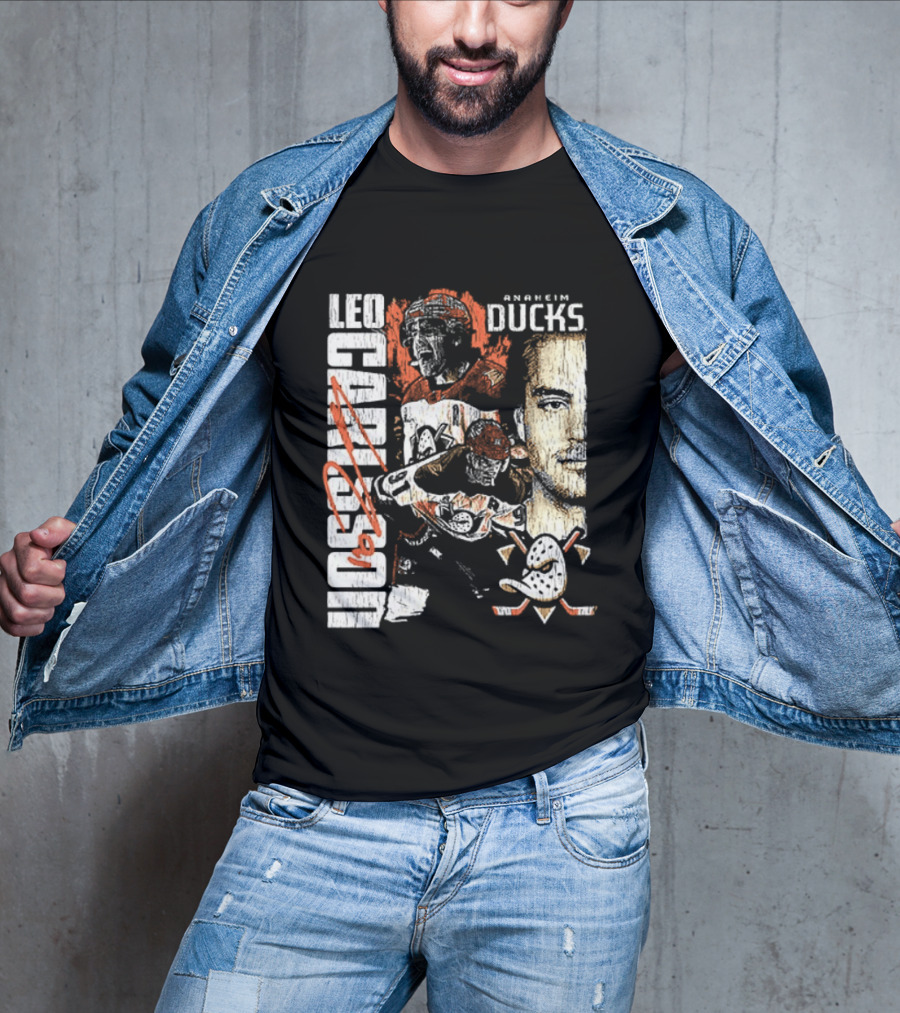 Leo Carlsson Anaheim Ducks Hockey 2026 T-Shirt