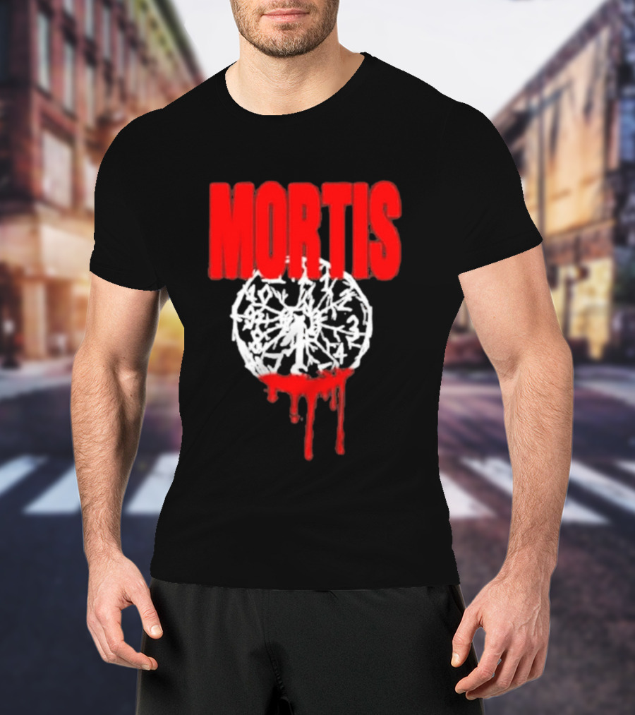 MORTIS Dripping Bloody Wheel T-Shirt
