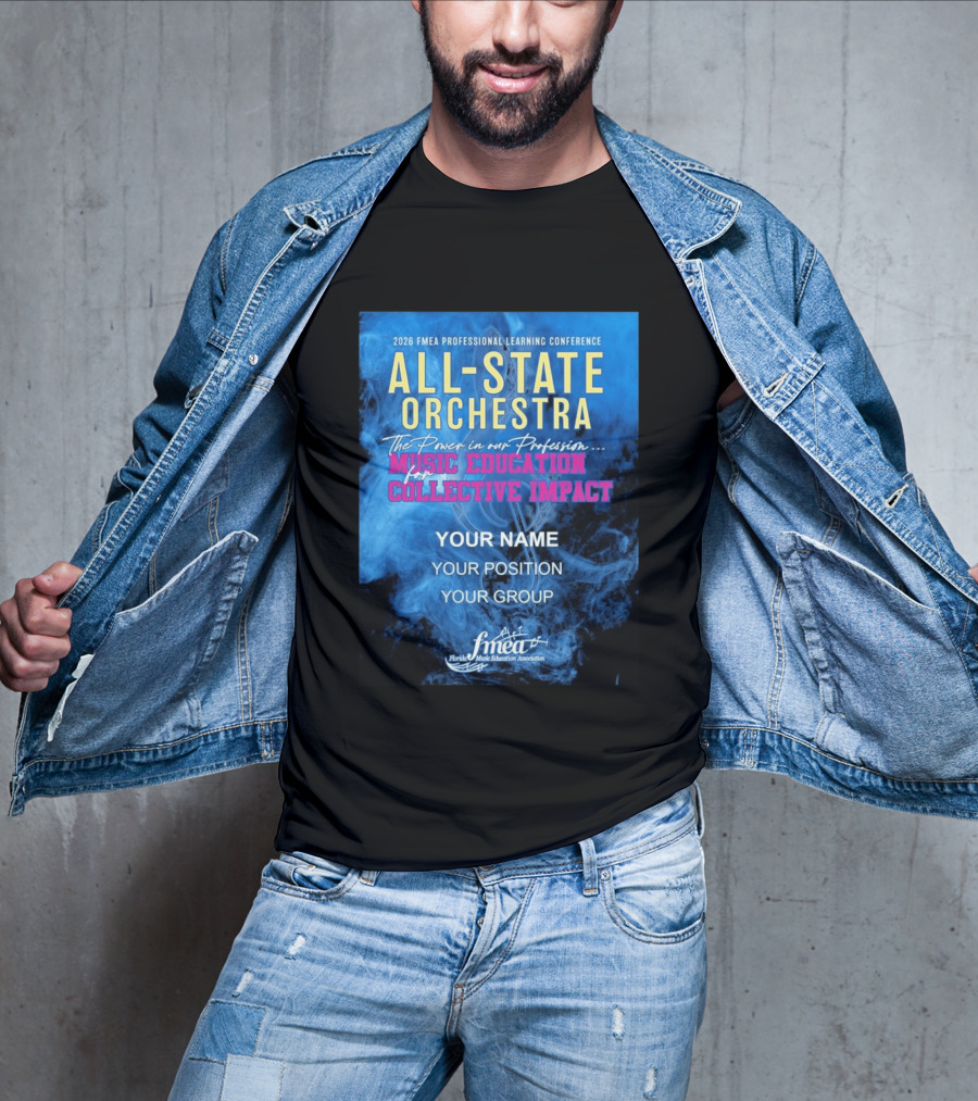 2026 FMEA Professional Learning Conference All State Orchestra Music Education For Collective Impact T-Shirt