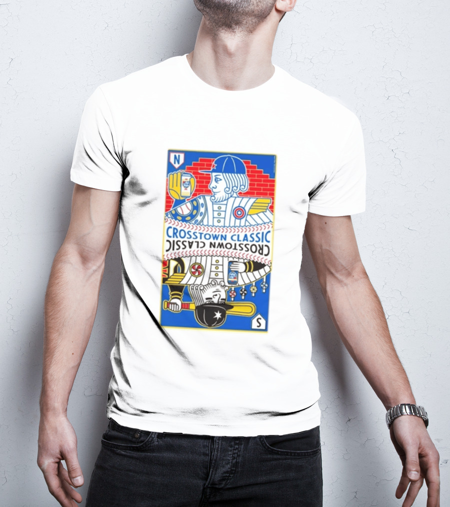 Crosstown Classic Series Card Chicago Cubs Vs Chicago White Sox T-Shirt