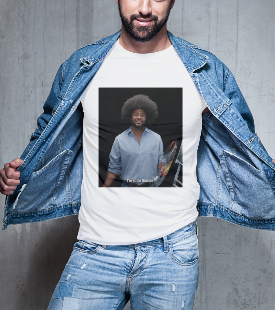 I'm Rome Odunze With Bob Ross Style Transformation T-Shirt