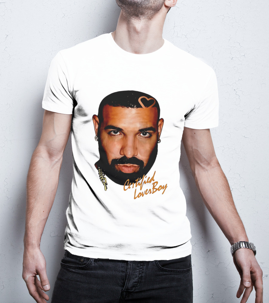 Drake Certified Lover Boy Heart Hair T-Shirt