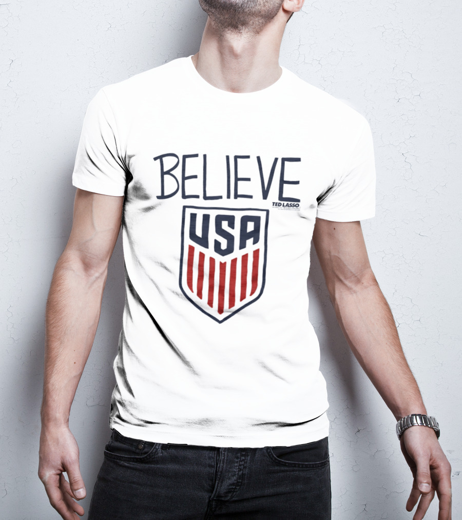 Ted Lasso Believe USA Crest T-Shirt