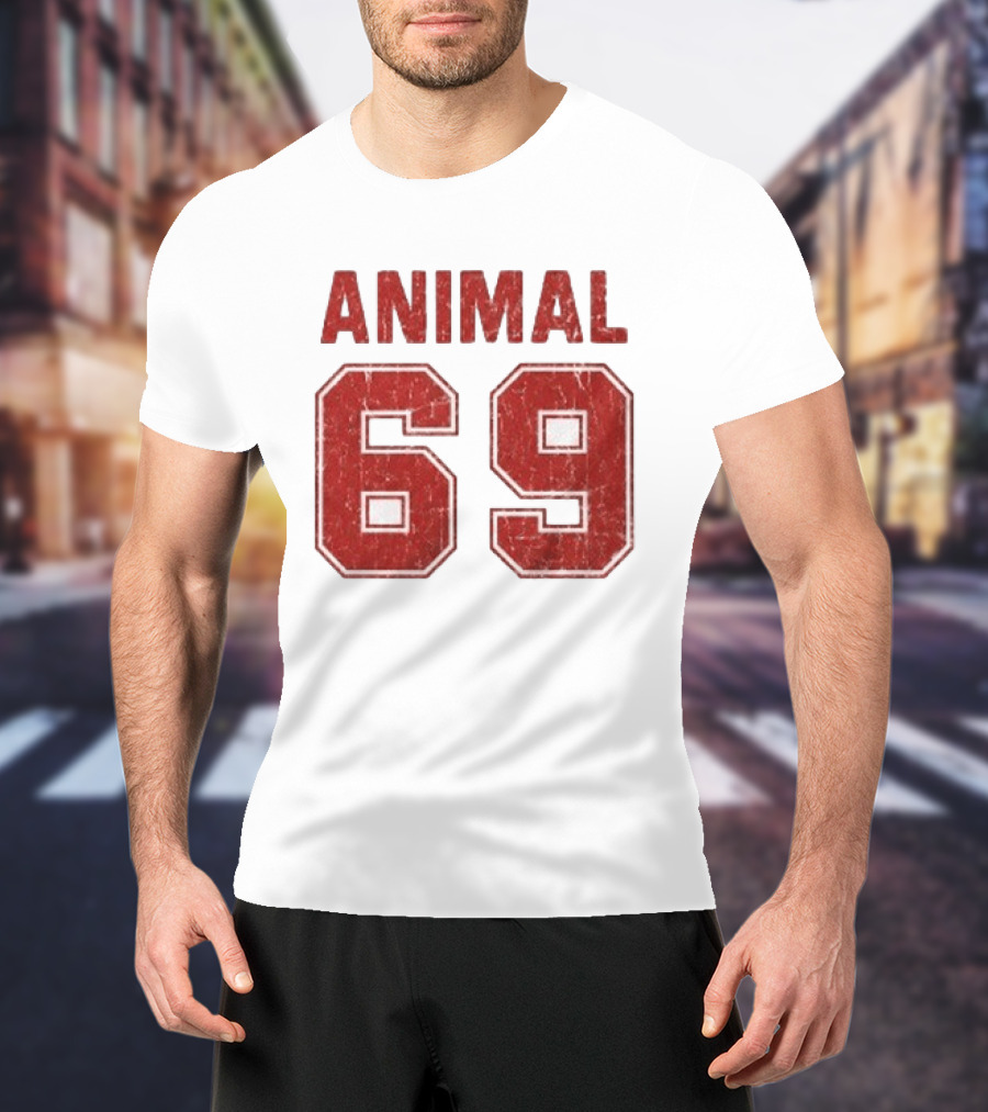Justin Bieber Animal 69 Retro Jersey T-Shirt