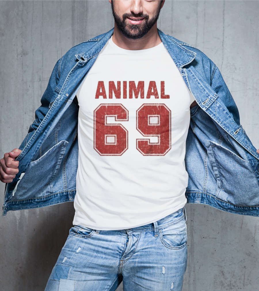 Justin Bieber Animal 69 Retro Jersey T-Shirt