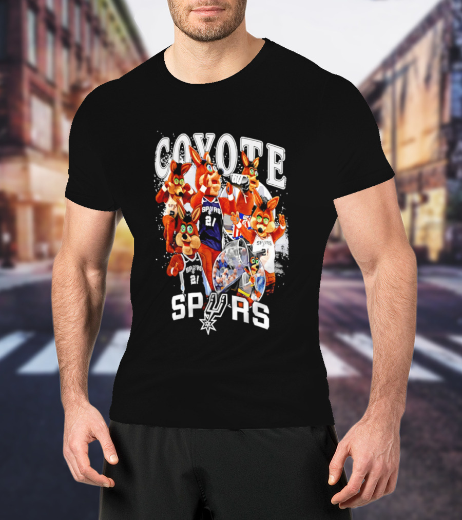 San Antonio Spurs Coyote Basketball Icons Spurs T-Shirt