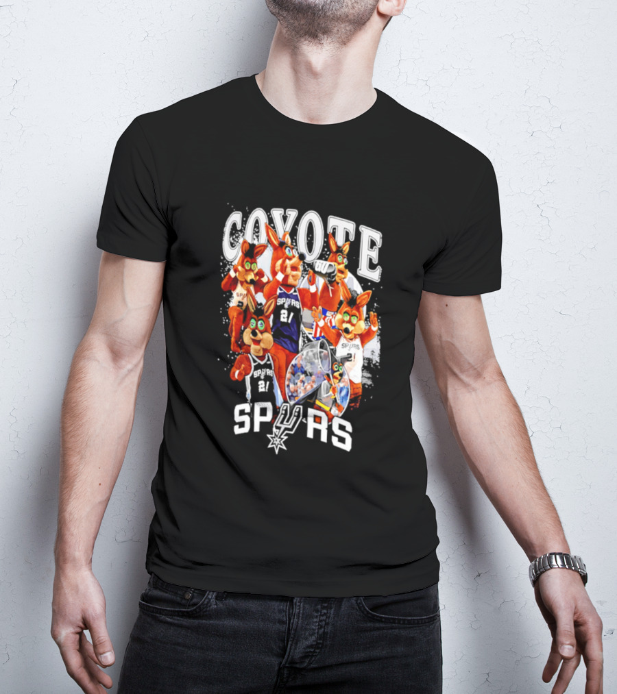 San Antonio Spurs Coyote Basketball Icons Spurs T-Shirt