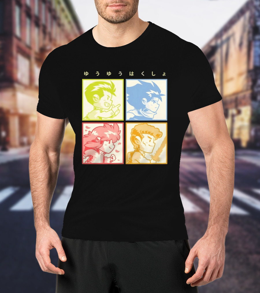YuYu Hakusho Anime Characters Japanese Manga Series T-Shirt