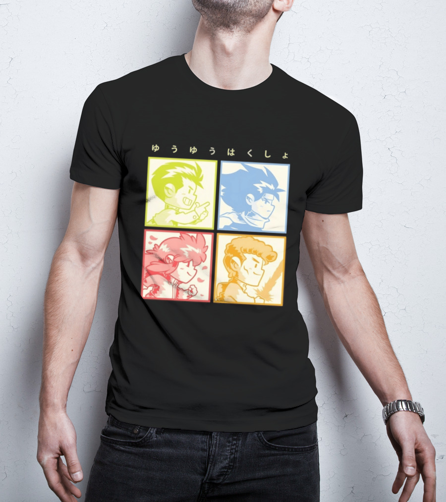 YuYu Hakusho Anime Characters Japanese Manga Series T-Shirt