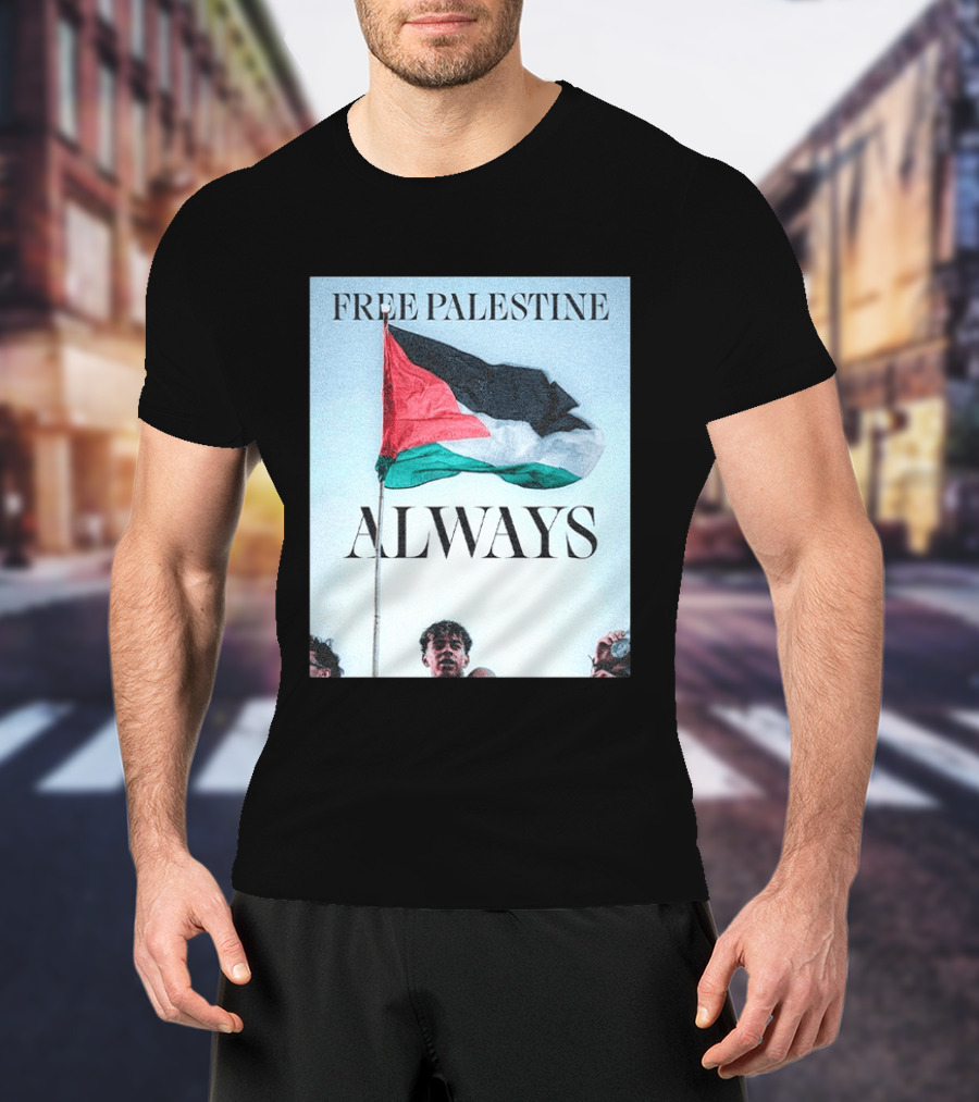 Barcelona FC Lamine Yamal Free Palestine Always Flag T-Shirt