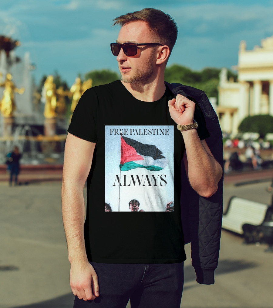 Barcelona FC Lamine Yamal Free Palestine Always Flag T-Shirt