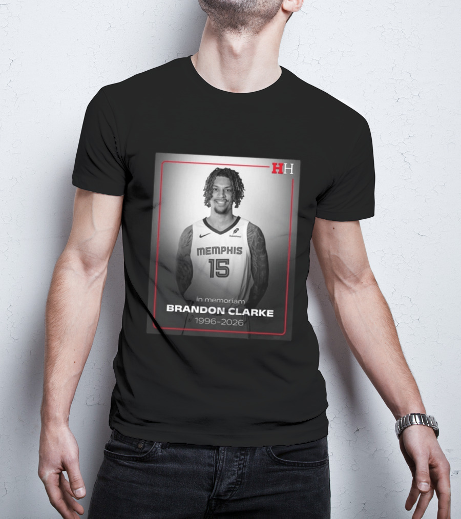 In Memoriam Brandon Clarke 1996 2026 Memphis 15 T-Shirt