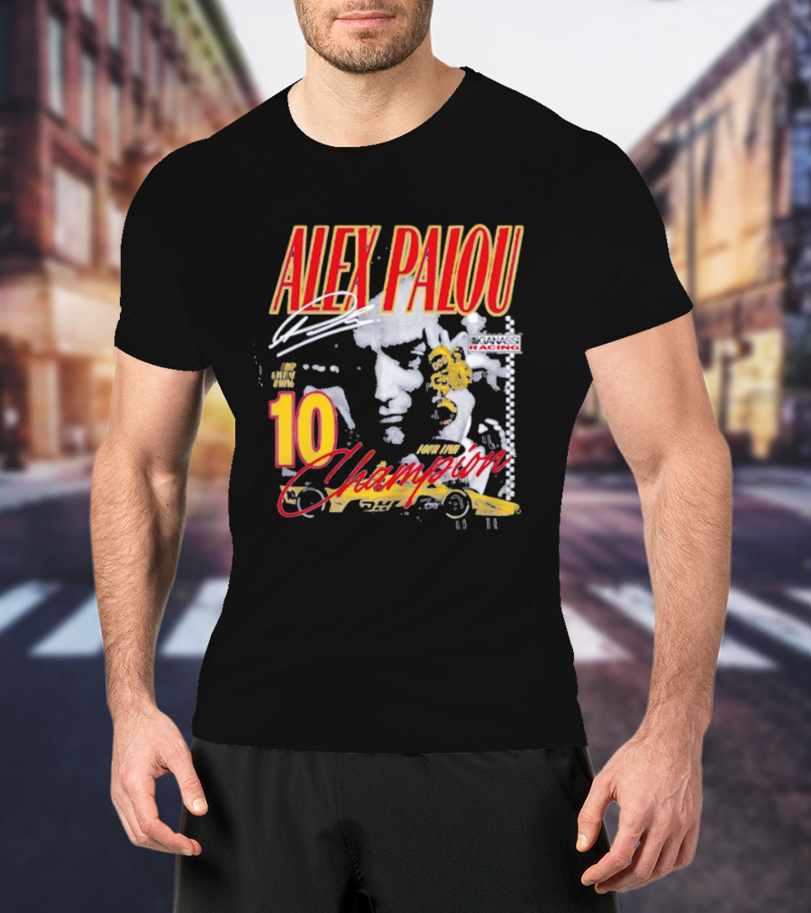 Alex Palou Chip Ganassi Racing 10 Four Time Champion T-Shirt