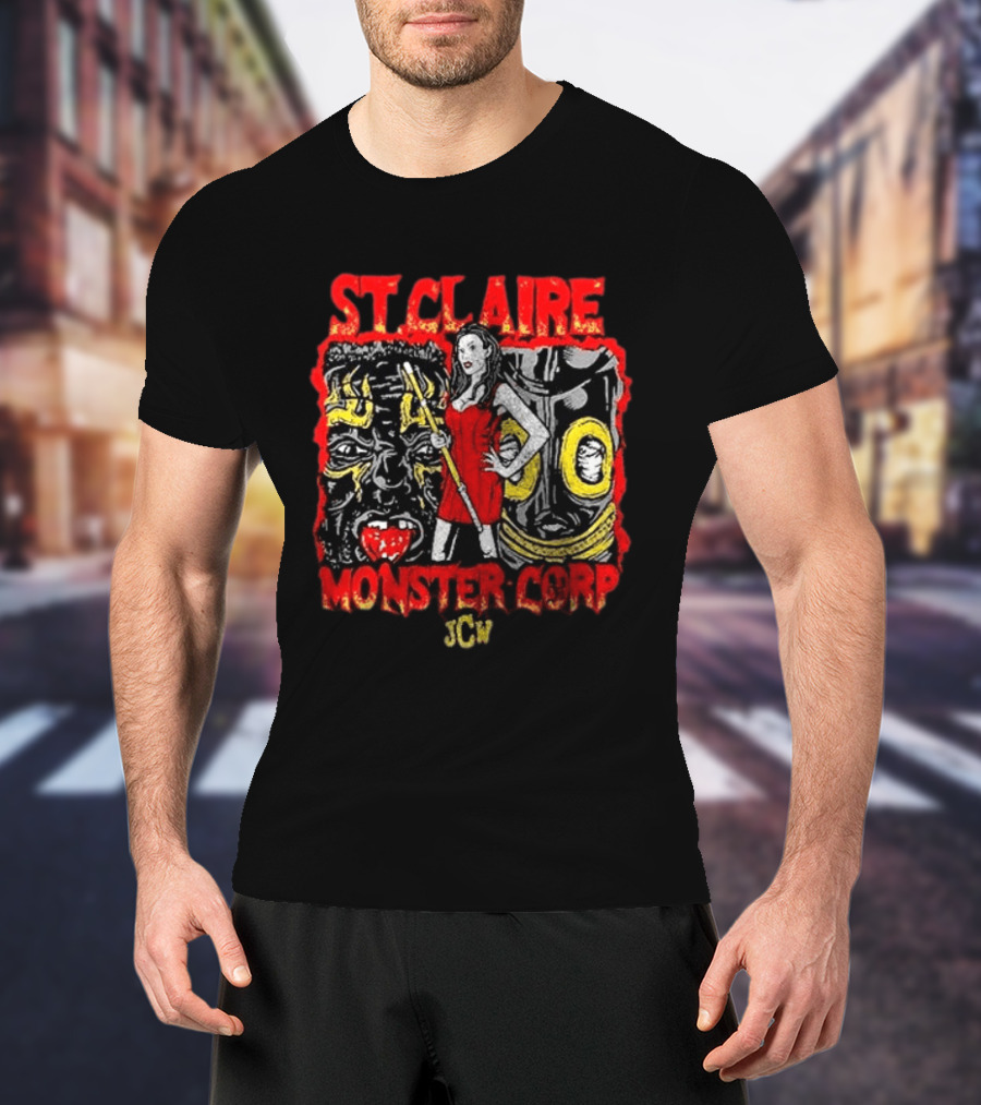 St. Claire Monster Corp JCW Horror Artistry T-Shirt