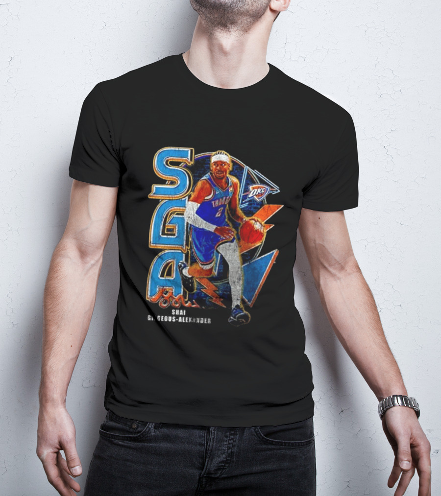 Oklahoma City Thunder Shai Gilgeous Alexander SGA MVP OKC T-Shirt