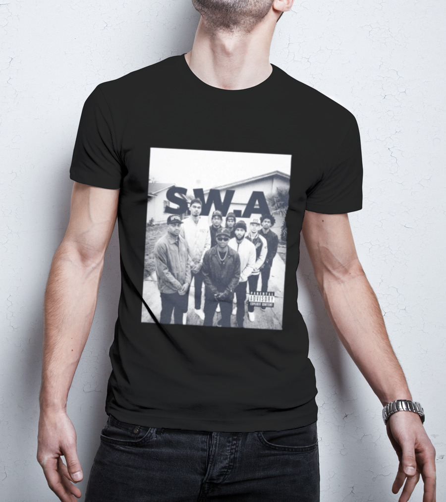 S.W.A San Antonio Spurs NBA Team Photo Iconic Streetwear T-Shirt