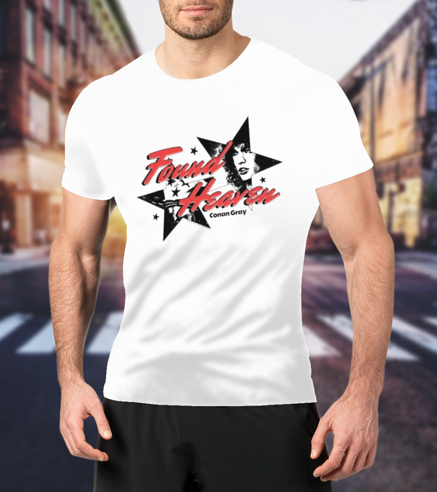 Conan Gray Found Heaven Stars Face T-Shirt