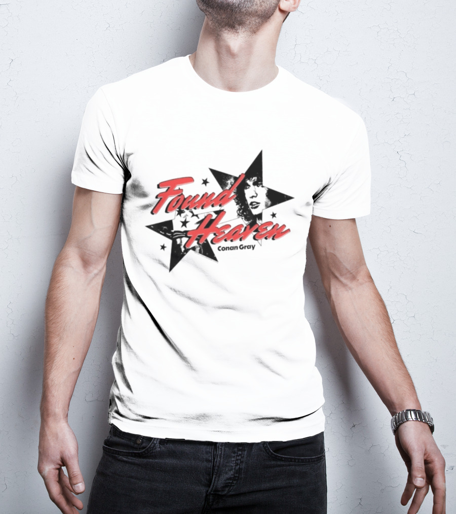 Conan Gray Found Heaven Stars Face T-Shirt