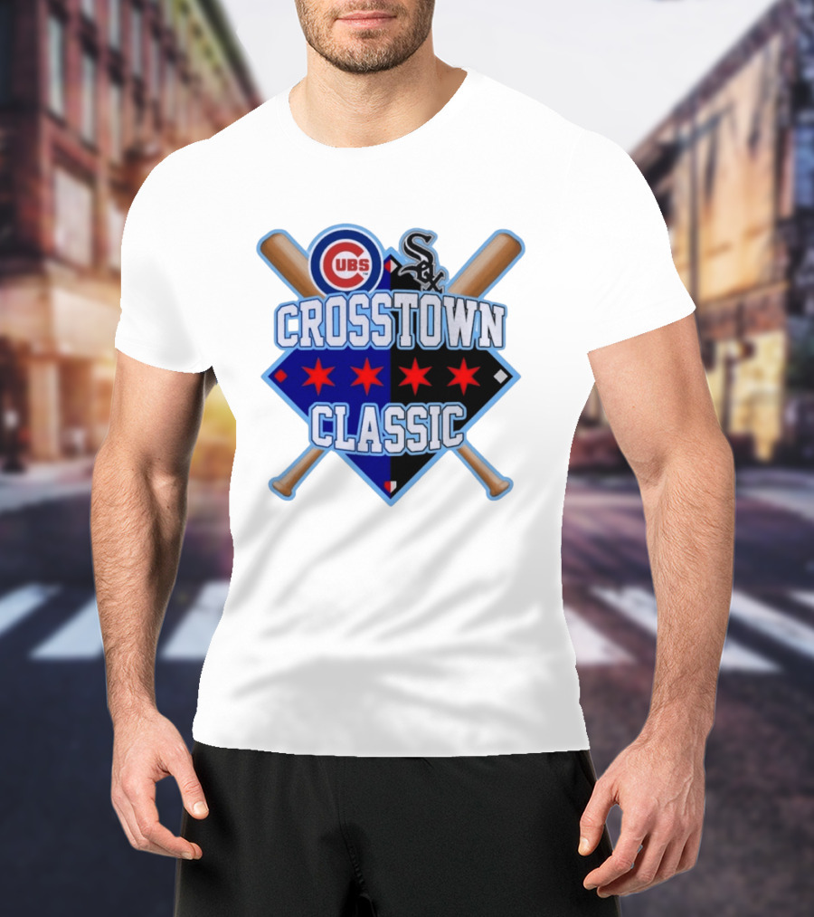 Crosstown Classic 2026 Chicago Cubs Chicago White Sox Rivals Showdown T-Shirt