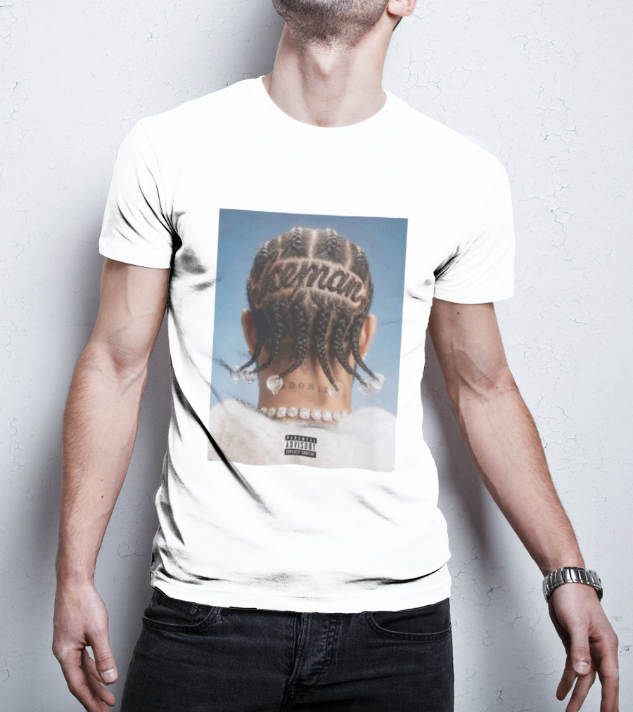 Iceman Adonis Braids Album Cover Drake Parental Advisory T-Shirt