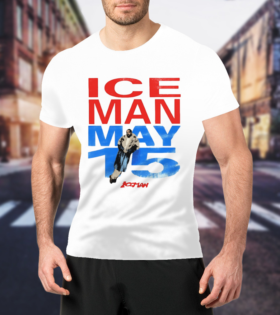 Drake Iceman May 15 Blue Red Styling 2026 Album Cover T-Shirt