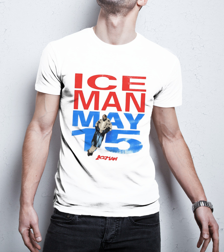 Drake Iceman May 15 Blue Red Styling 2026 Album Cover T-Shirt