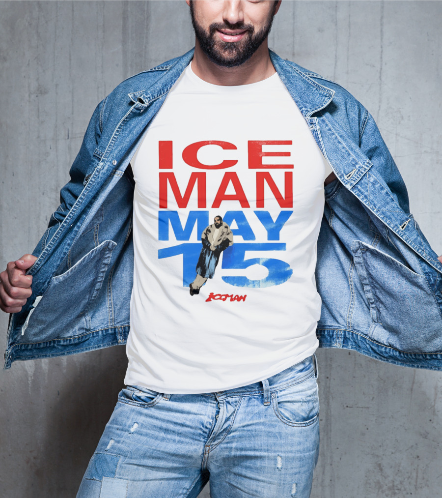 Drake Iceman May 15 Blue Red Styling 2026 Album Cover T-Shirt