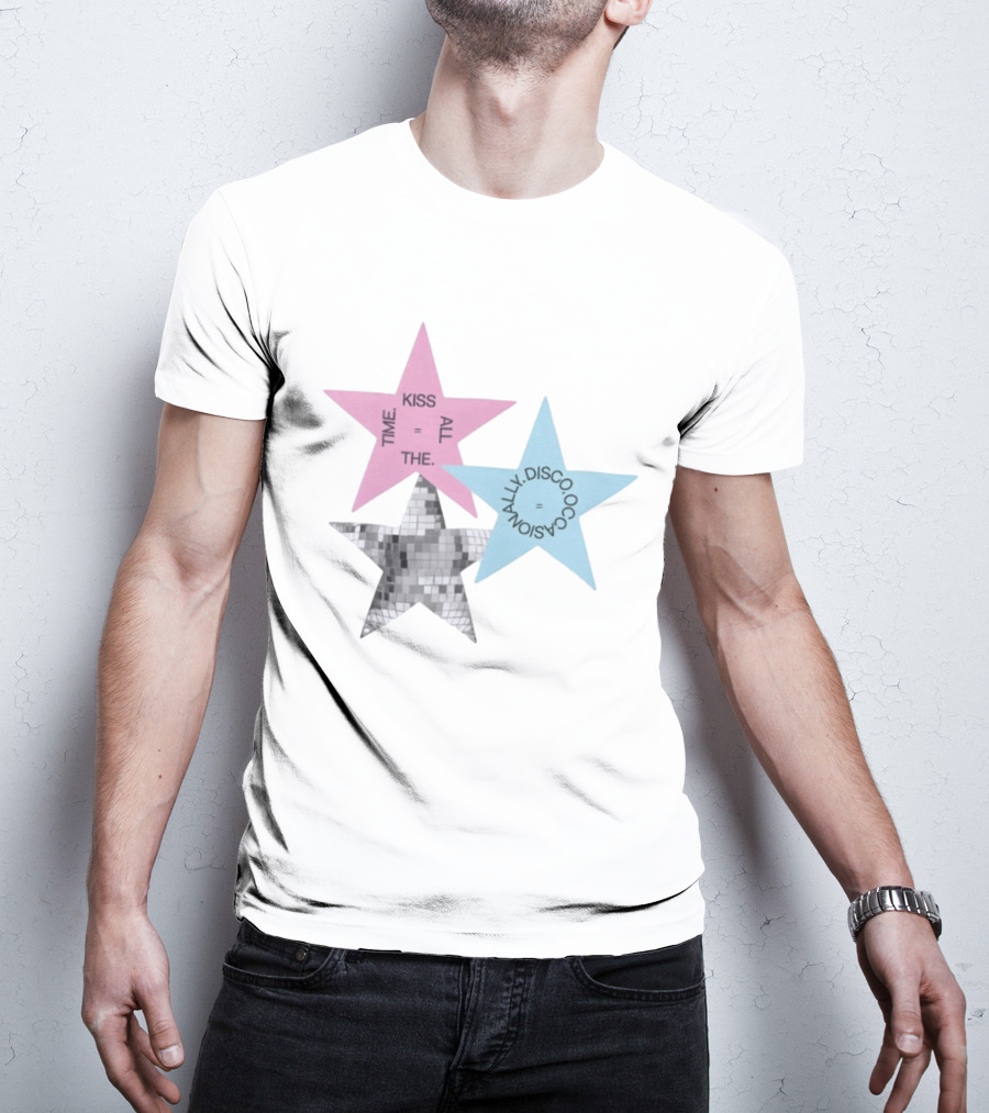 Kiss All The Time Disco Occasionally Stars T-Shirt