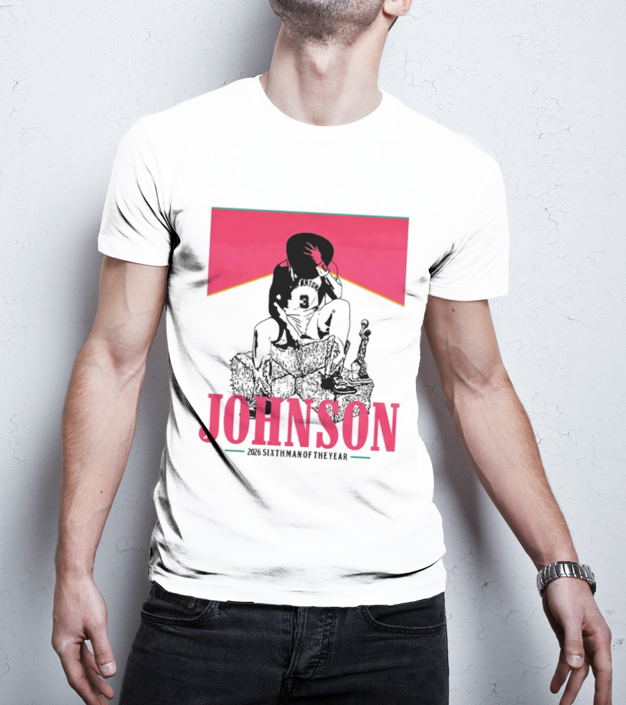 San Antonio Spurs 26 Johnson 2023 Sixth Man Of The Year T-Shirt