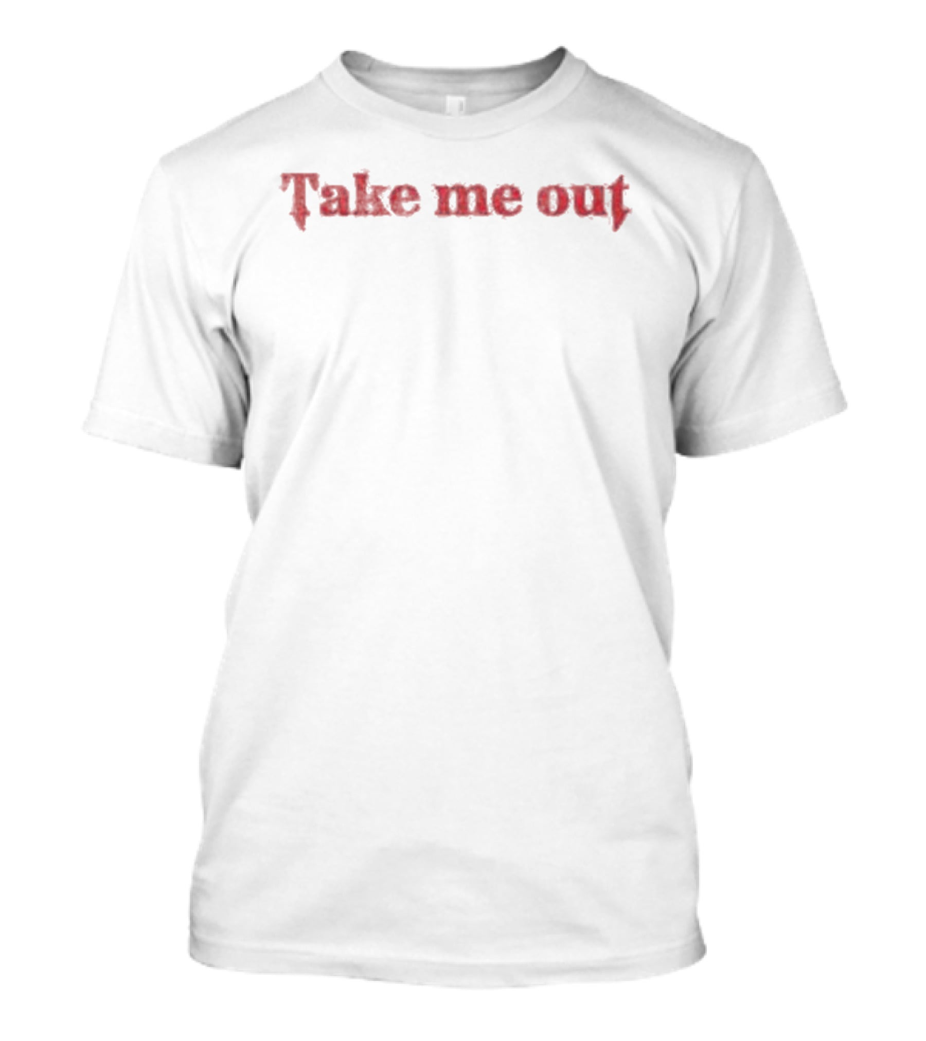 Machine Gun Kelly Take Me Out Text In Gothic Style Font T-Shirt