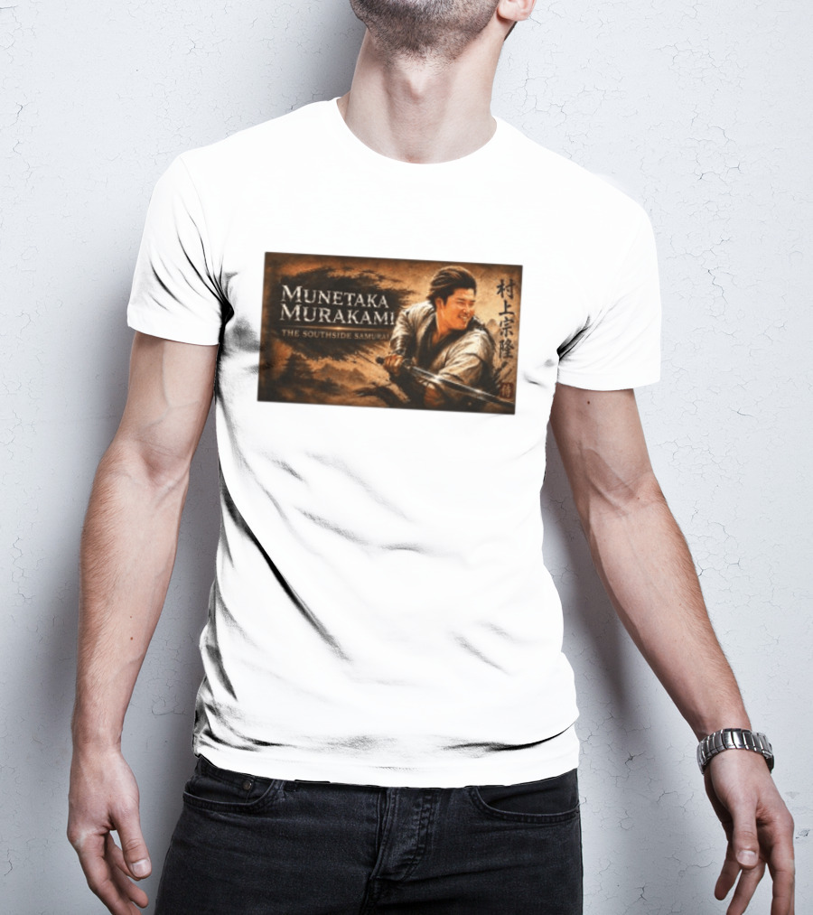 Munetaka Murakami The Southside Samurai Kanji T-Shirt