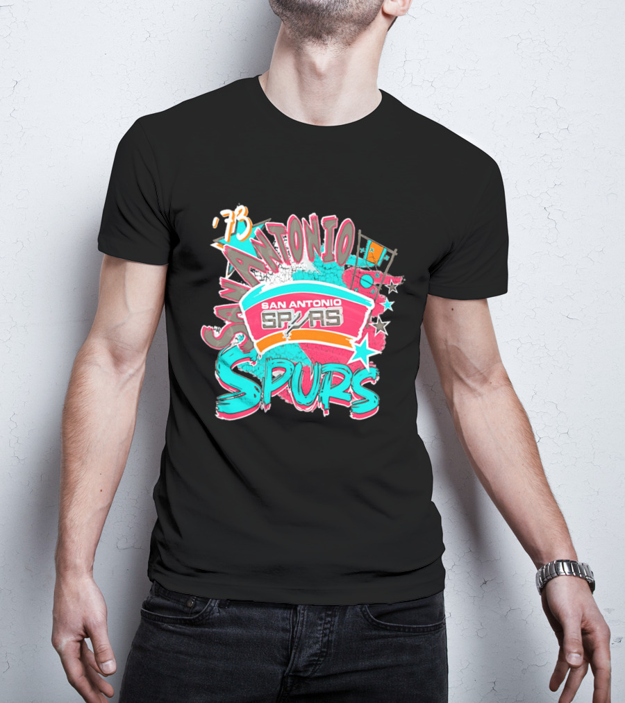 San Antonio Spurs '73 Classics Play By Play T-Shirt